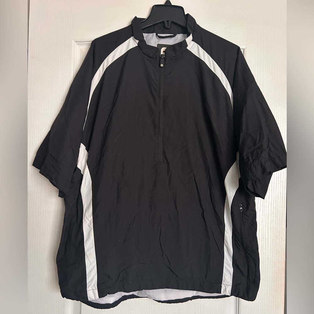 Men's Black and White Jacket
